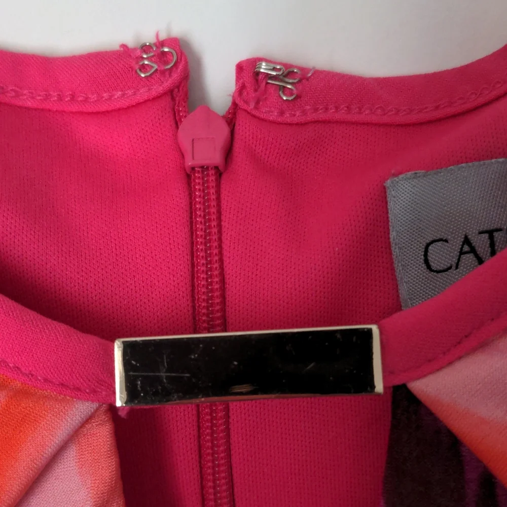 Catherine's Women's Size 1X Partially Lined Sleeveless One Piece Dress - Picture 7 of 10